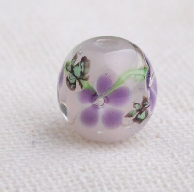 花珠手工编织日式蝴蝶琉璃珠日式