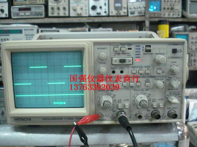 二手100MHZ数字示波器 日立V1560双踪100兆二手模拟示波器图片