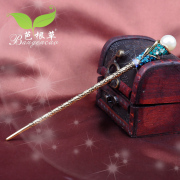 Bagen grass retro Pearl costume hair accessories Korean Bob hair beauties in ancient classical hairpin head ornaments