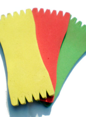 泡沫线板 钓鱼绕线板 手杆收线板鱼线板子渔具0.5元/个