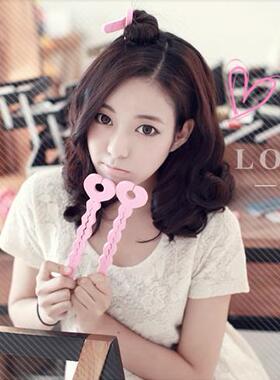 不伤发海绵条梨花发卷发器盘发烫发大卷梨花美发工具卷发神器6入