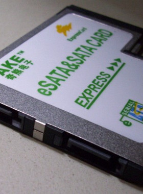 NECXG 54mm T型 express card卡转SATA/ESATA JMB芯片不露头短卡