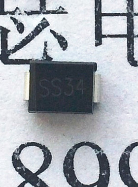 10只  贴片 整流二极管  肖特基 SS34 IN5822 SMA封装  3A 40V