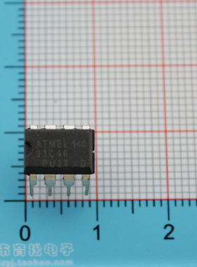 直插 AT24C04 存储器 串口EEPROM 2.7-5.5V 4K DIP-8
