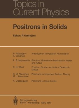 【预订】Positrons in Solids