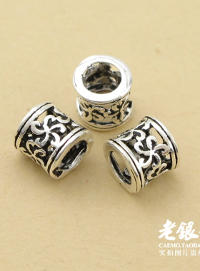 泰银浮雕手串饰品配件