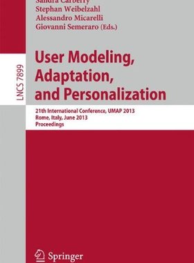 【预订】User Modeling, Adaption, and Persona...
