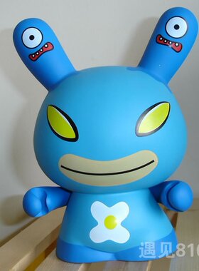 kidrobot*dunny EGGDROP BLUE坏兔子 存钱罐公仔国产