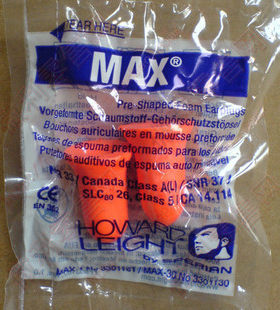 正品巴固MAX1 隔音耳塞防噪音耳塞睡觉 专业睡眠用降噪静音 大号