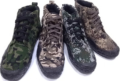 Bottes militaires pour homme - porter - Ref 1399590 Image 13