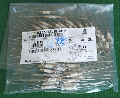 保险丝 熔断器 全新品 带引脚 10只价 5.5x22 2.5A 250V