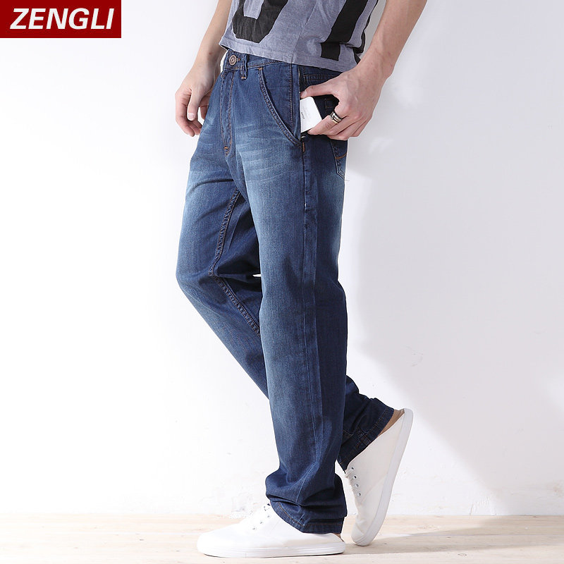 Jeans pour grands chantiers droite en vrac en coton pour automne - Ref 1474705 Image 1