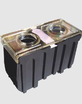 商城保证 IN100BKC 欧式接线端子 1P/125A 接线柱 导轨式 铜片