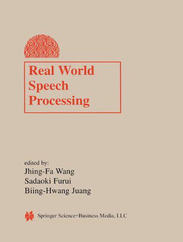 【预订】Real World Speech Processing