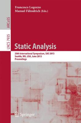 【预订】Static Analysis