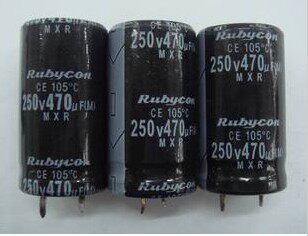 优质牛角进口电容250V470uF 200V 470uF 电源专用电解电容