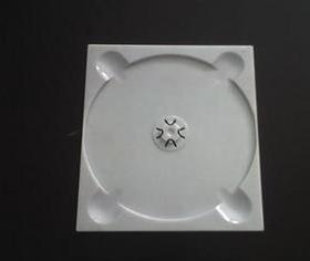 白色CD托盘光盘托单碟装 DVD托硬纸盒底托5MM 塑料盒子托5元/10个