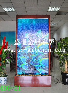 海底世界屏风流水摆件家居装饰
