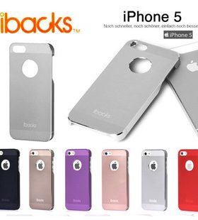 iBacks适用于iPhone5s手机壳苹果5保护套超薄金属本色系包邮