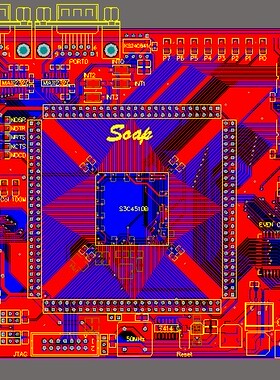 S3C4510B开发板原理图pcb S3C4510原理图PCB AC101TF H1102 SDRAM