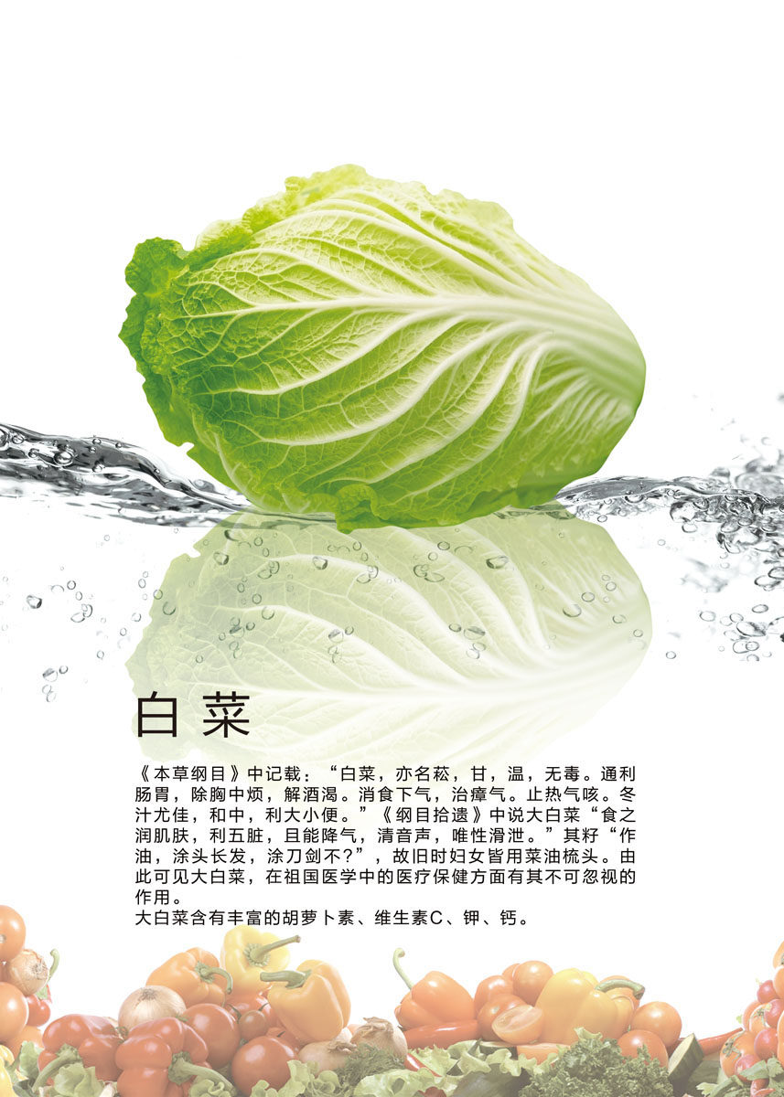 549海报印制海报展板素材162食堂文化白菜 个性定制