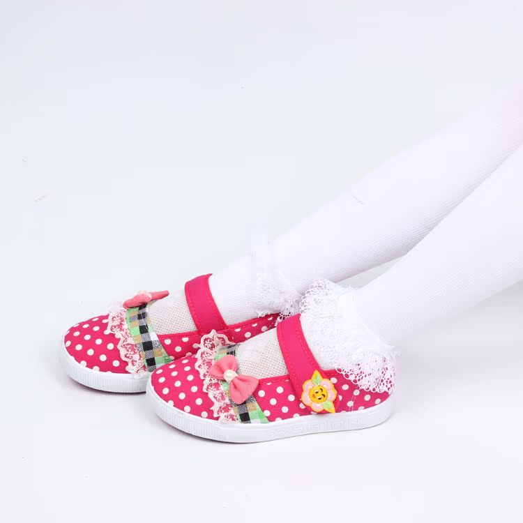 Chaussures de tennis enfants en toile pour printemps - semelle EVA - Ref 1035855 Image 2