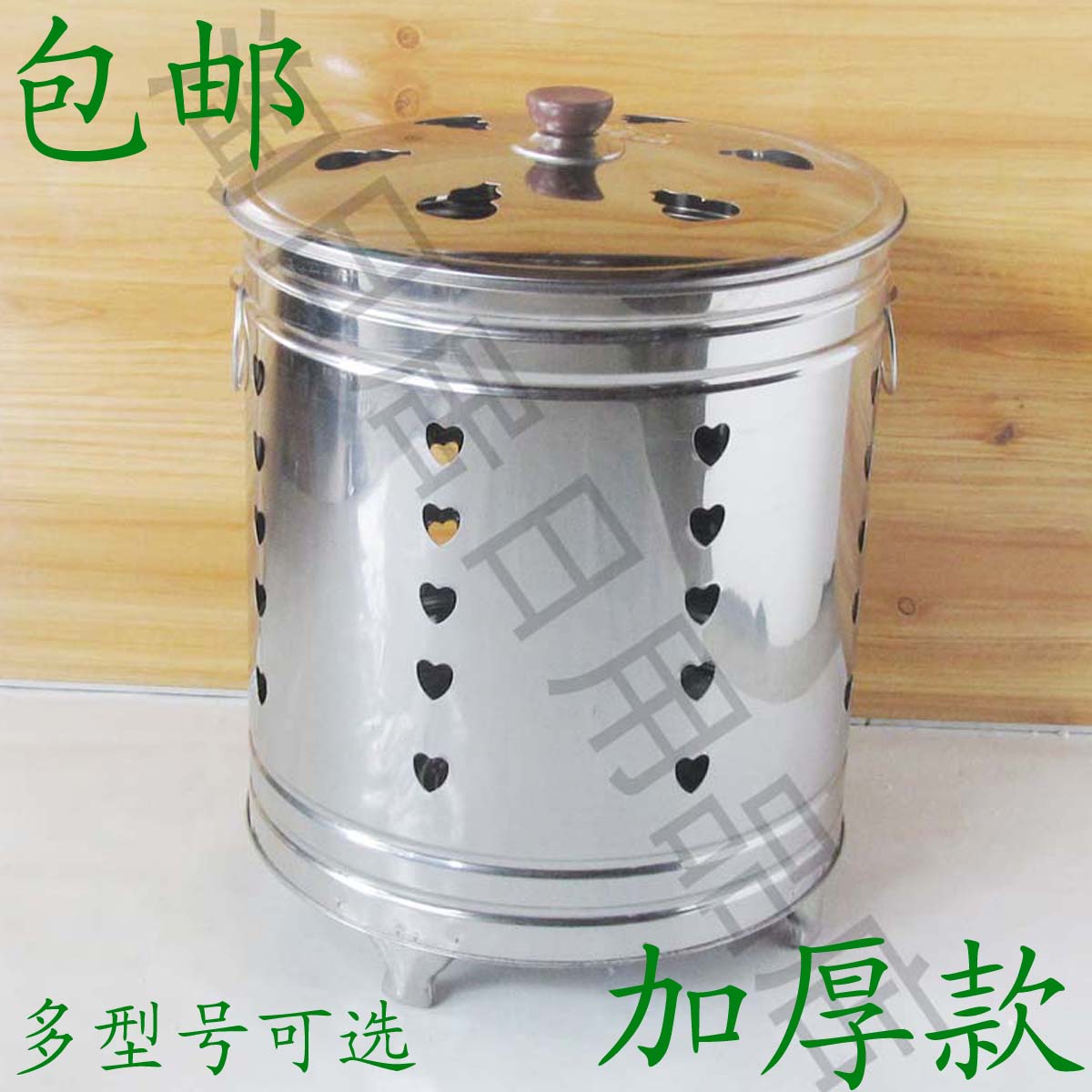 烧宝桶加厚不锈钢烧纸桶无烟室内