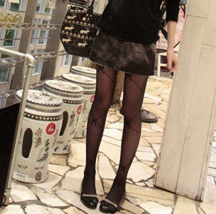 原装日本超薄提花女大格子丝袜