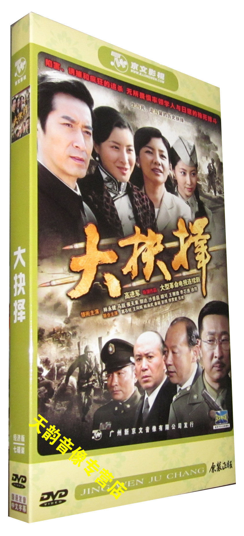 正版现货 电视剧 大抉择/天下归心 盒装7dvd经济版 林永健 马跃