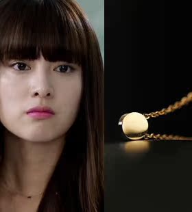 继承者们金豆豆锁骨链rachel同款