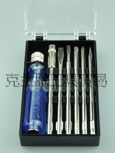 日本工程师ENGINEER 可换头多用螺丝刀组套 DK-06  带测电笔功能