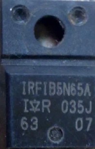 原装进口拆机 IRFIB5N65A 场效应开关管