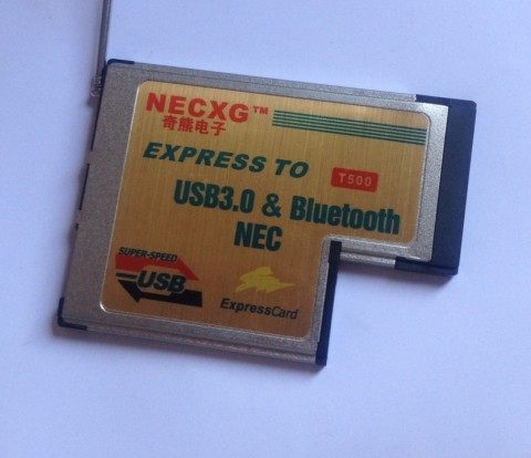 NECXG新款 不露头express转USB3.0+蓝牙卡 USB3.0+bluetooth4.0卡