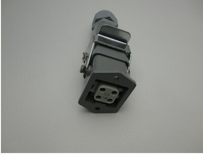 重载矩形插 连接器 航空插头 直 HDC-HE-004 4芯（3+1）