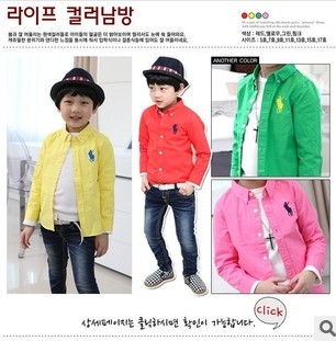 Chemise enfant à manche longue - Ref 2083592 Image 1