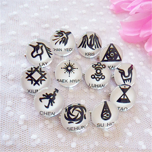 Broche Lovers en cristal artificiel - Ref 1180555 Image 1