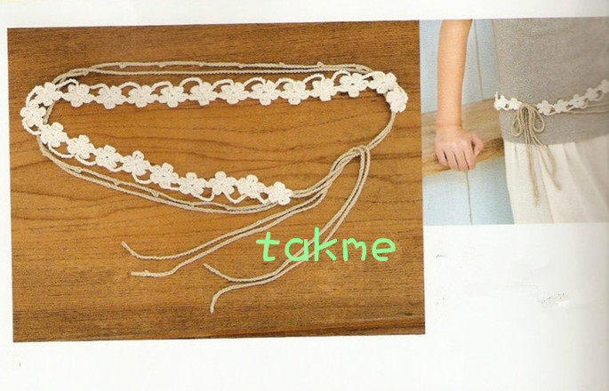 日系　手工小花朵腰带,服饰配件/皮带/帽子/围巾,腰带/皮带/腰链,淘宝优惠券,粉丝福利购,淘宝优惠卷