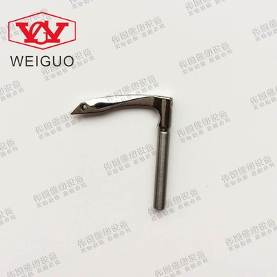 银箭VC008多针车 橡筋车弯针VE51 柄细2.5mm 工业缝纫机弯针配件
