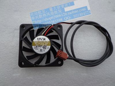 台湾奇宏AVC 6010 12V 0.15A F6010B12MS 6cm 测速 静音型风扇