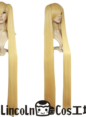 AKB0048一条友歌Vocaloid金色初音MIKU双马尾cos假发