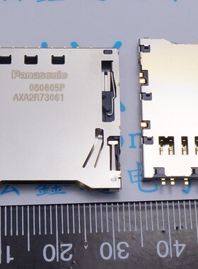 panasonic 原装 SD卡座 AXA2R73061P 日本松下 自弹式卡座 9P