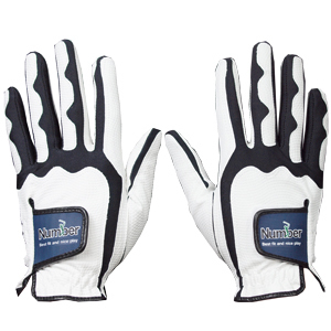 新款高尔夫手套 男女款手套左右手 双手套正品number手套耐磨透气