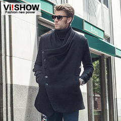 Viishow2015 spring men's overcoats of England City boy windbreaker jacket-season around wallets clearance