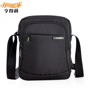 亨得利 男士小包 商务男包潮迷你单肩包斜挎包竖款包包休闲小挎包