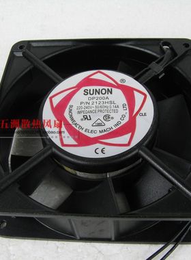 SUNON 12038 220V 七叶 机柜散热轴流风机 风扇 DP200A PN2123HSL