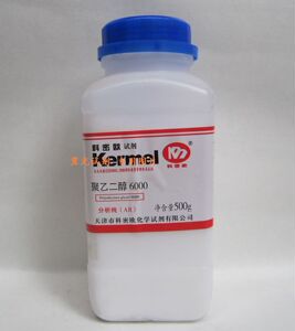 天津科密欧 聚乙二醇6000 分析纯 AR 500g/瓶