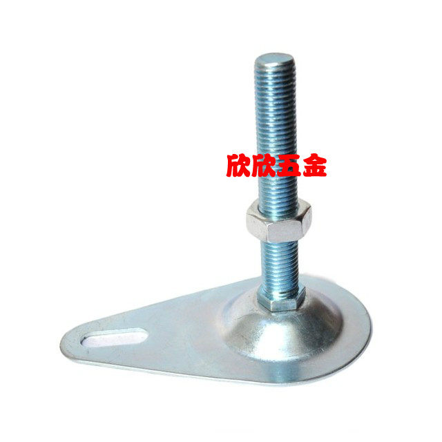 碳钢带耳朵调整脚/铁皮带钩带柄调节脚/固定蹄脚/CD型78M12M16M20