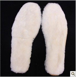 新疆纯羊毛保暖鞋垫真羊毛皮毛一体秋冬季加厚软底棉雪地靴男女士