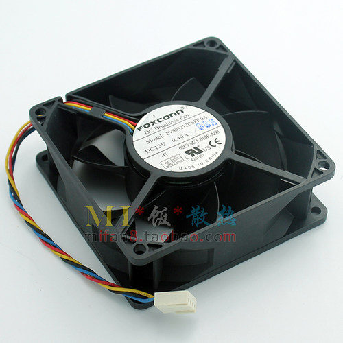 原装Foxconn/富士康 9032 PV903212DSPF 0A DC12V 0.40A 4线温控