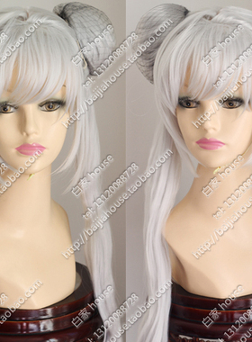 原版cos假发 月野兔银灰色版 月亮女神 女王 美少女战士 双发包款